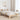 Cadru de pat cu headboard natural 80 x 200 cm Lemn de pin masiv