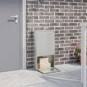 Cutie pentru colet Argintiu 44 x 22 x 82 cm Oțel Galvanizat