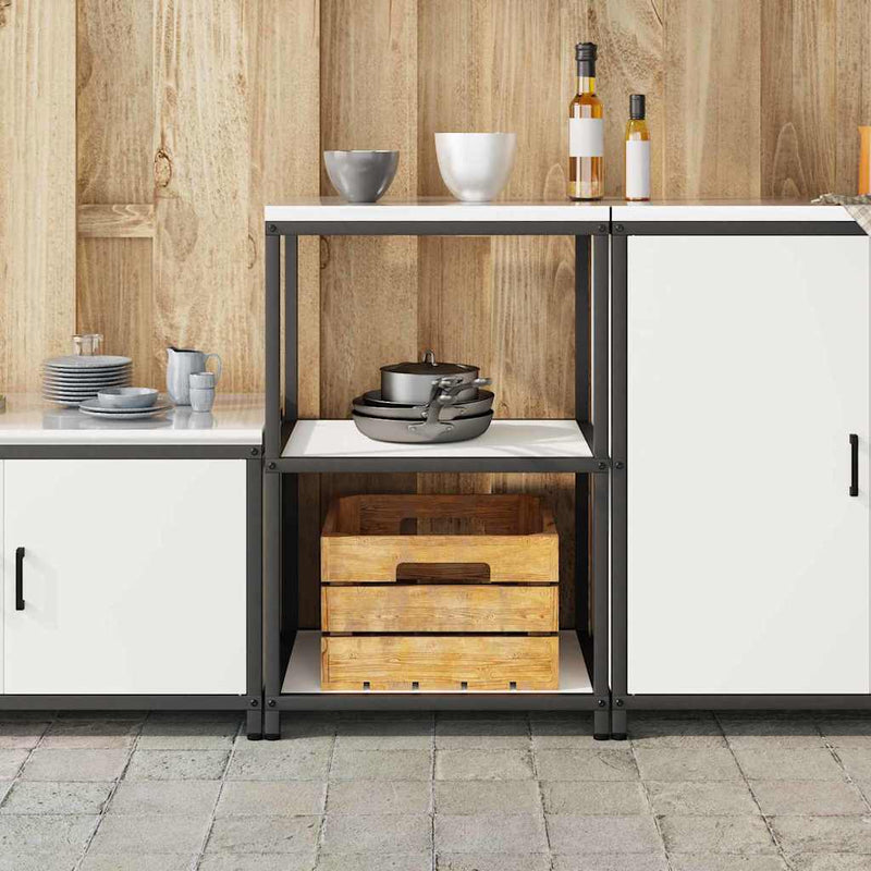 Unitate de rafturi pentru bucătărie HATTEM Alb 60 x 50 x 92 cm