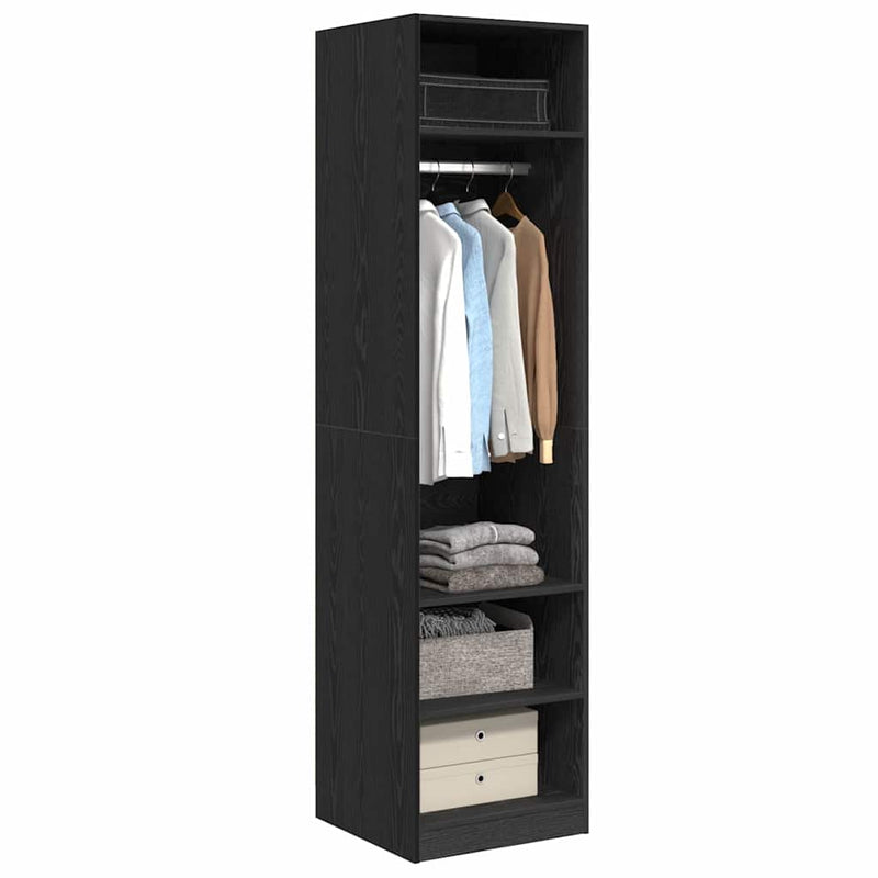 Dulap Stejar Negru 50 x 50 x 200 cm Lemn prelucrat