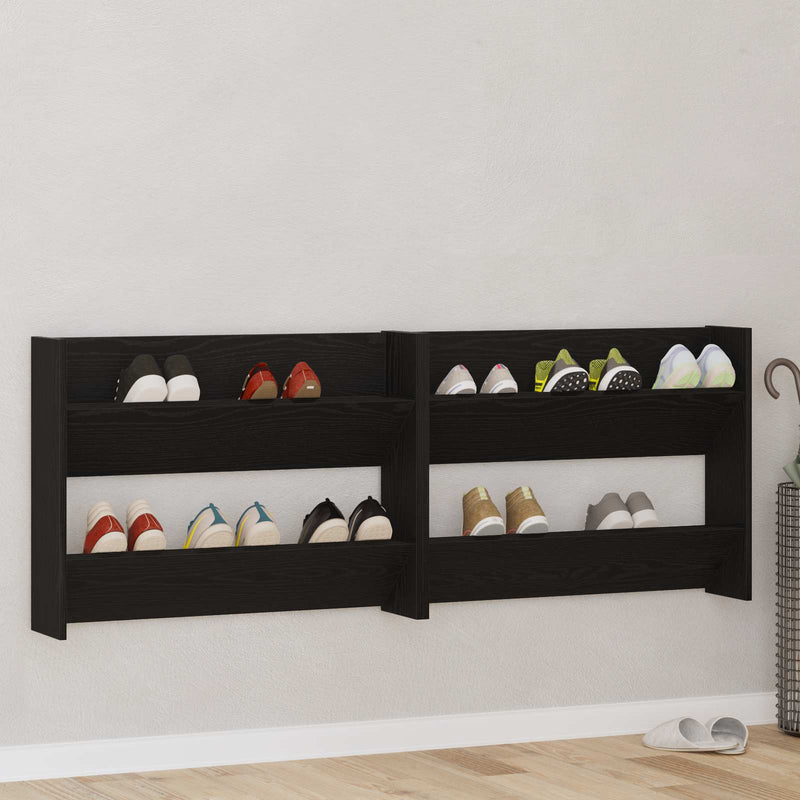 Dulap pentru pantofi 2 buc. 83 x 18 x 60 cm Lemn prelucrat