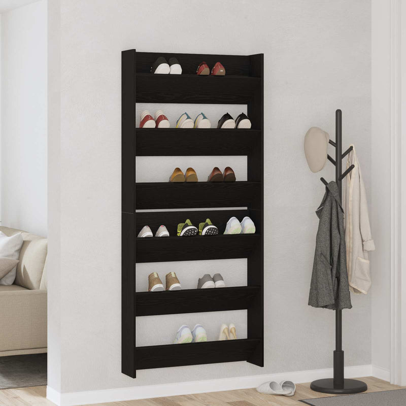Dulap pentru pantofi 2 buc. 86 x 18 x 90 cm Lemn prelucrat
