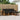 Set de canapele de exterior 4 buc. Natural și Negru