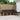Set de canapele de exterior 5 buc. Natural și Negru