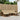 Set de canapele de exterior 6 buc. Natural și Bej