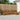Set de canapele de exterior 5 buc. natural
