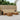 Set de canapele de exterior 6 buc. Natural și Bej