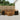 Set de canapele de exterior 5 buc. natural Poliester