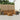 Set de canapele de exterior 6 buc. natural Poliester