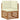 Set de canapele de exterior 5 buc. Natural și Crem