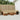 Set de canapele de exterior 7 buc. natural
