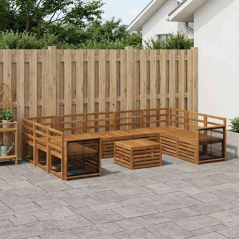 Seturi de canapele Lemn Solid de Acacia