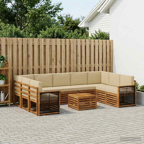 Seturi de canapele Lemn Solid de Acacia