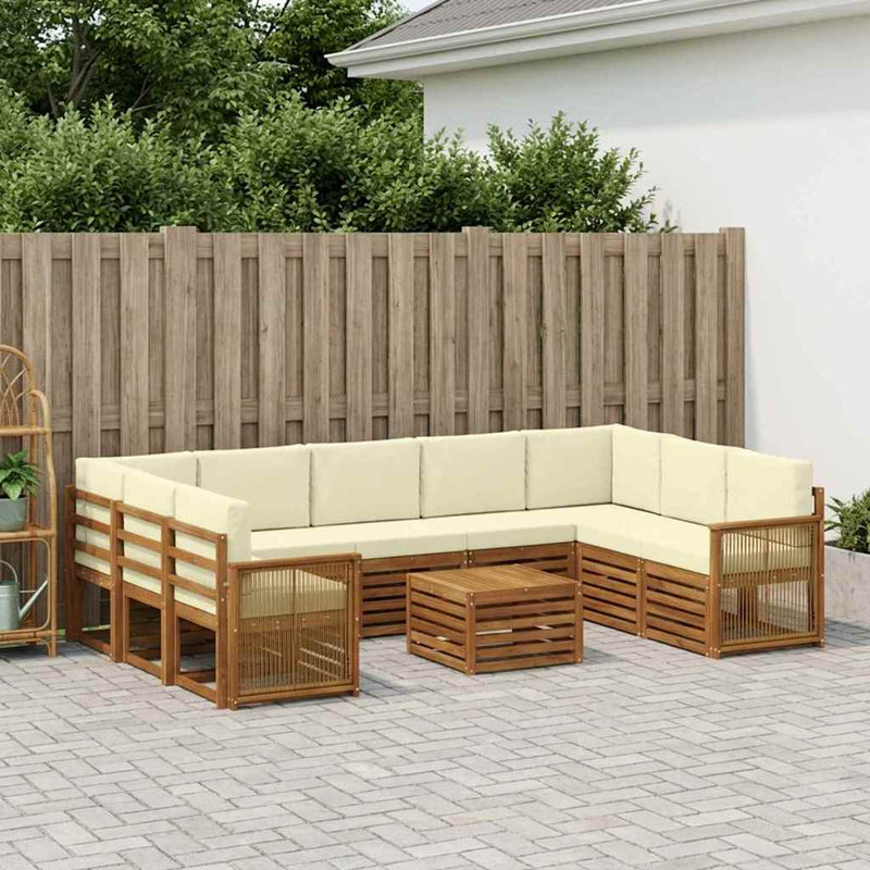 Seturi de canapele Lemn Solid de Acacia
