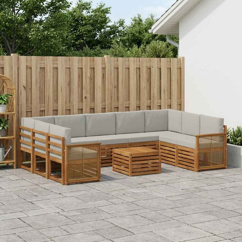 Seturi de canapele Lemn Solid de Acacia