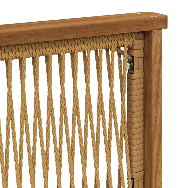Set de canapele de exterior 9 buc. Natural și Crem