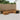 Set de canapele de exterior 6 buc. natural