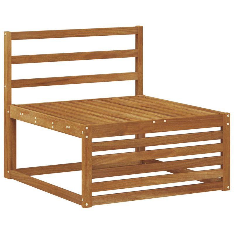 Set de canapele de exterior 6 buc. natural