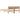 Cadru de pat cu headboard Maro 135 x 190 cm Lemn de pin masiv