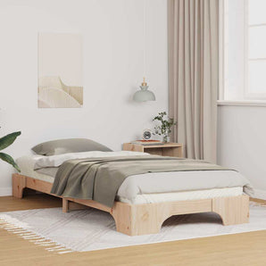 Cadru de pat Maro 100 x 210 cm Lemn de pin masiv