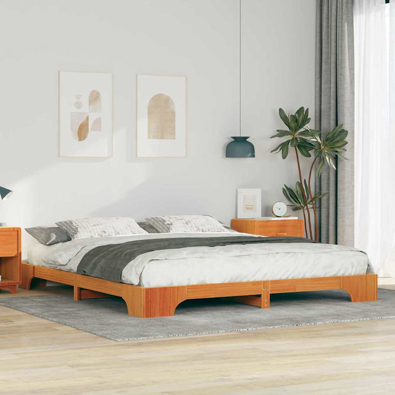 Cadru de pat Maro 180 x 210 cm Lemn de pin masiv