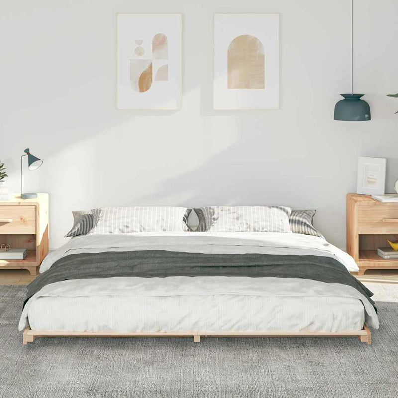 Cadru de pat Maro 180 x 220 cm Lemn de pin masiv