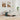 Cadru de pat cu mese laterale Alb 100 x 220 cm