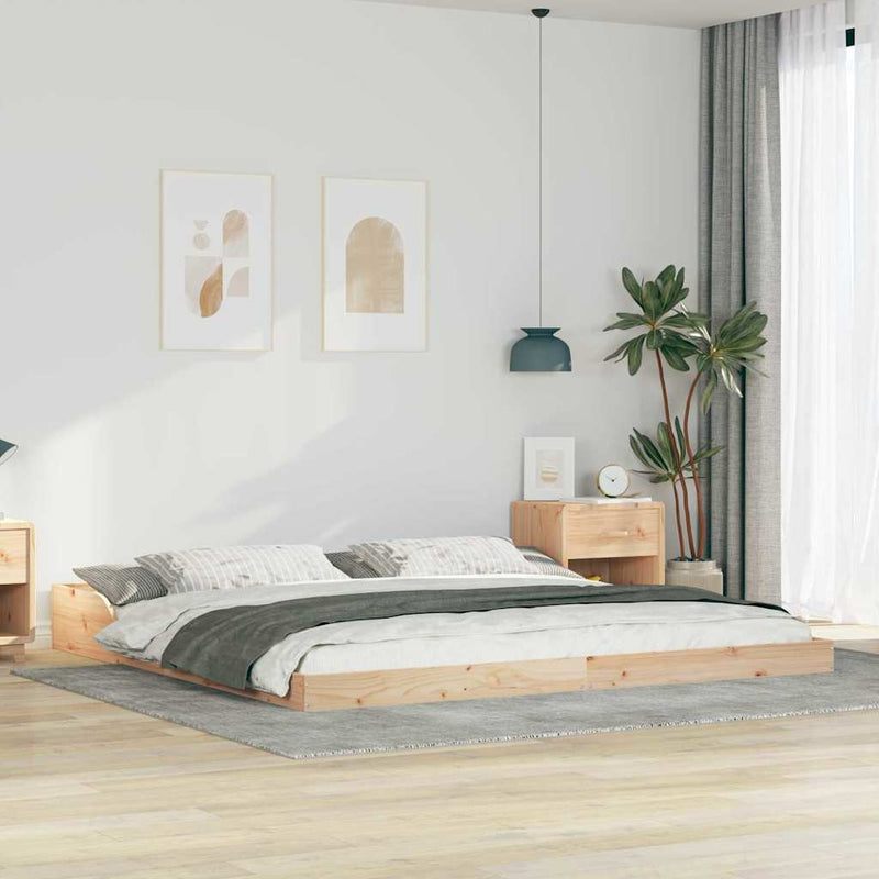 Cadru de pat Maro 180 x 220 cm Lemn de pin masiv
