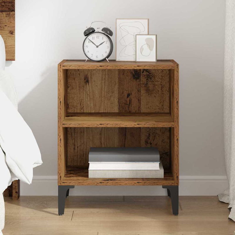Dulap de noapte Lemn vechi 40 x 30 x 50 cm Lemn prelucrat