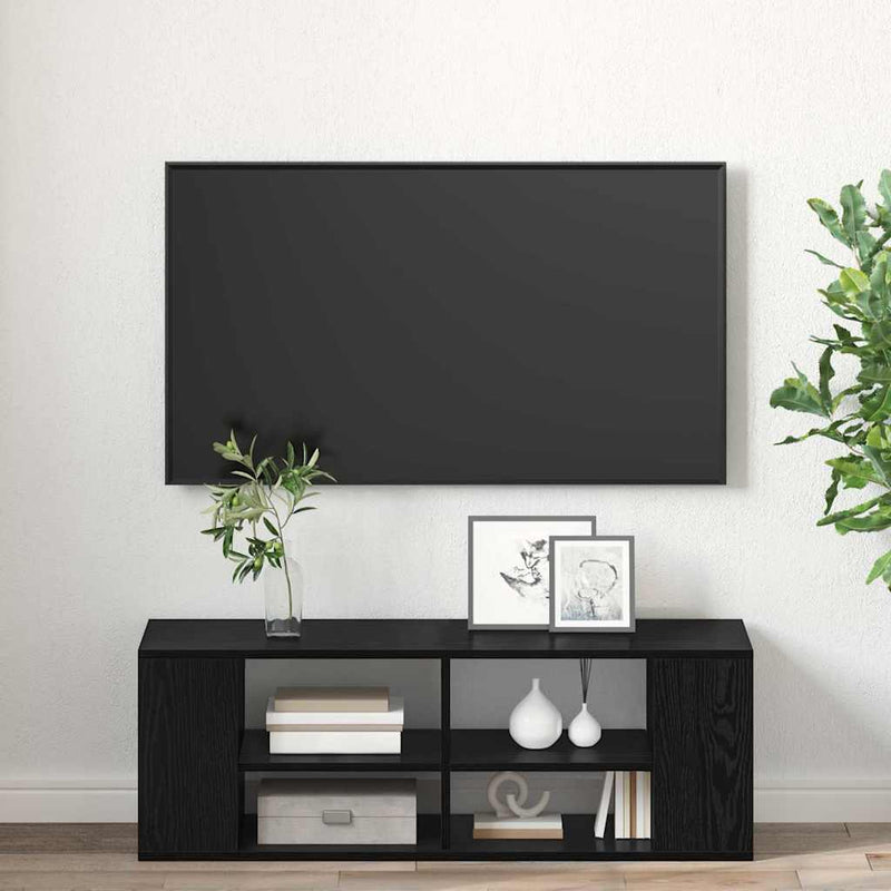 Set comodă TV 102 x 35 x 35 cm Stejar Negru Lemn prelucrat