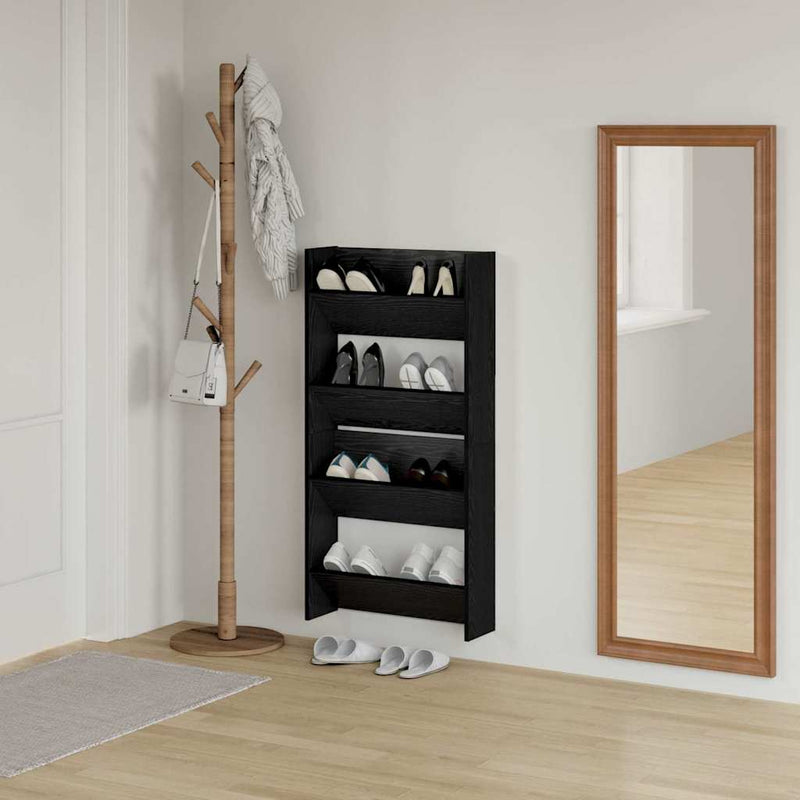 Dulap pentru pantofi 2 buc. 60 x 18 x 60 cm Lemn prelucrat