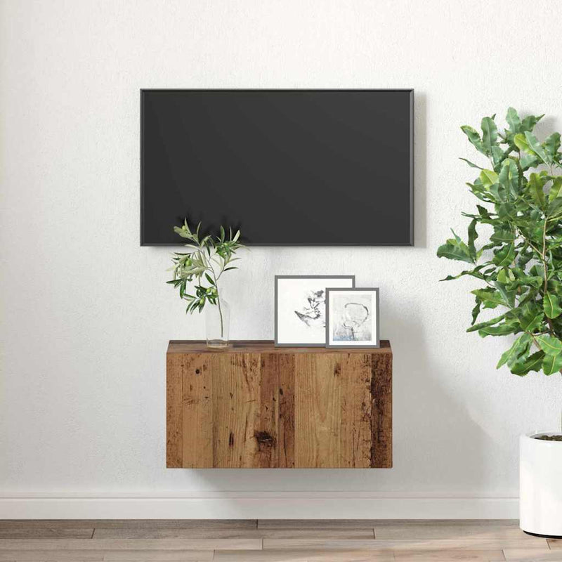 Set comodă TV 60 x 30 x 30 cm Maro Lemn prelucrat
