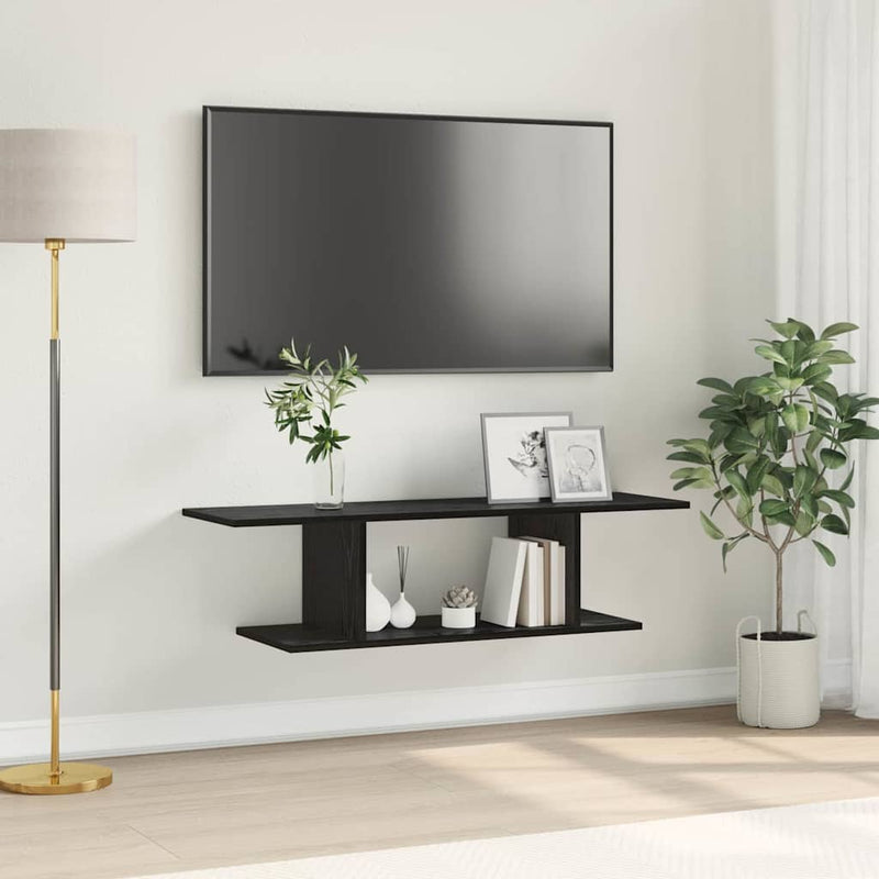 Set comodă TV 103 x 30 x 26,5 cm Negru Lemn prelucrat