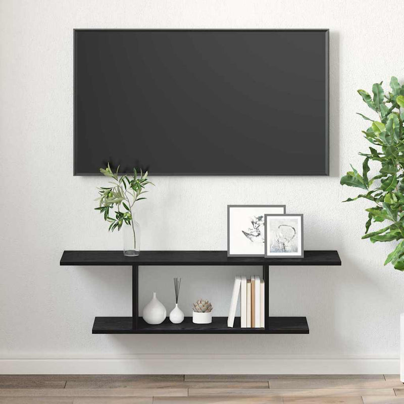 Set comodă TV 103 x 30 x 26,5 cm Negru Lemn prelucrat