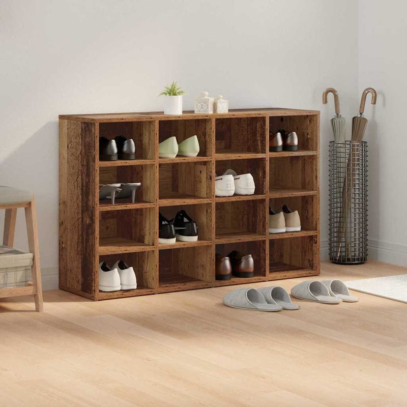 Dulap pentru pantofi 103 x 30 x 67 cm Lemn prelucrat Lemn vechi