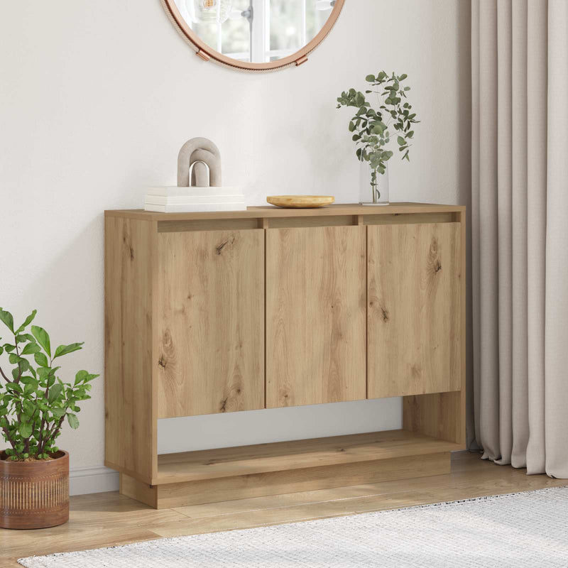 Bufet Stejar Artizanal 97 x 29 x 75 cm Lemn prelucrat