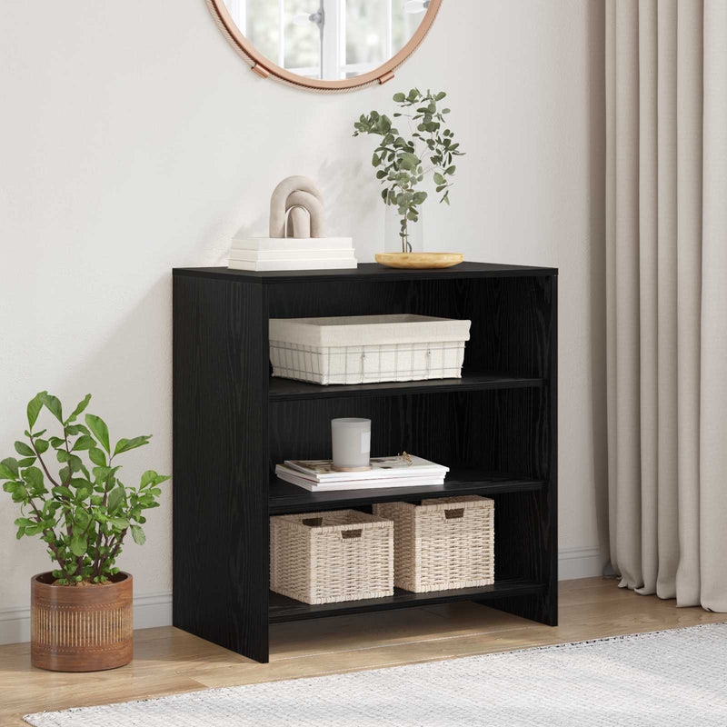 Bufet Negru 70 x 41 x 75 cm Lemn prelucrat