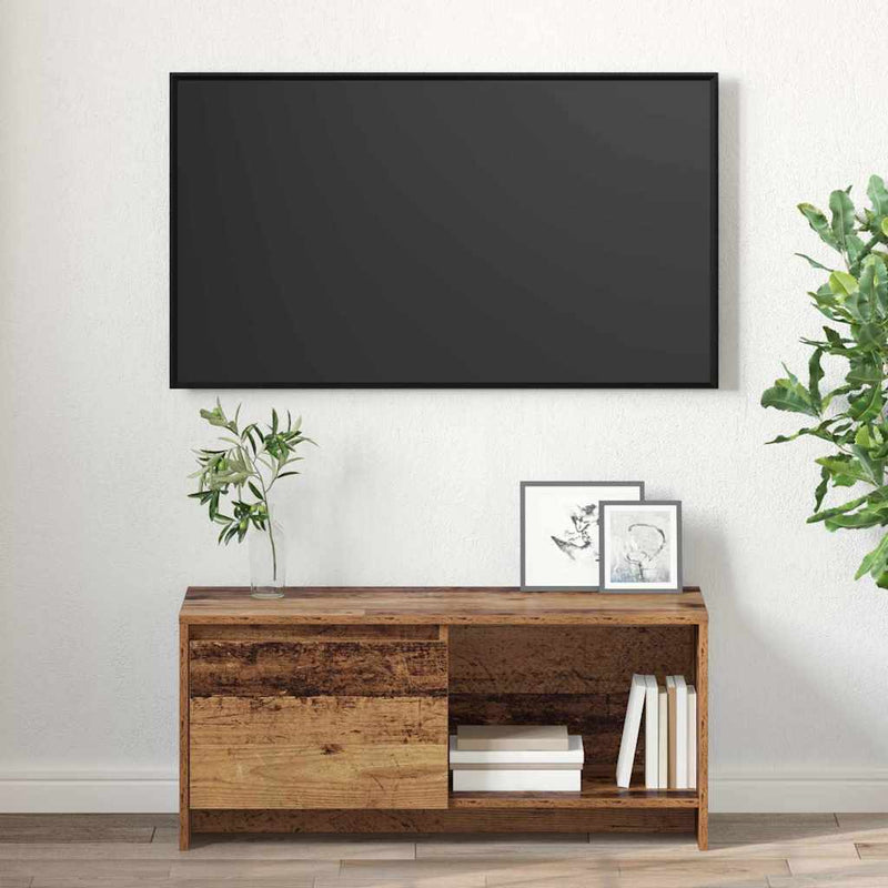 Set comodă TV 90 x 35 x 40 cm Lemn Vechi Lemn prelucrat