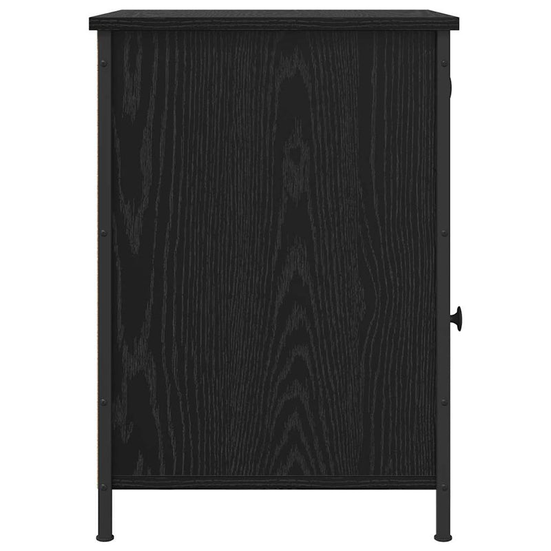 Dulap de noapte 2 buc. Stejar Negru 40 x 42 x 60 cm