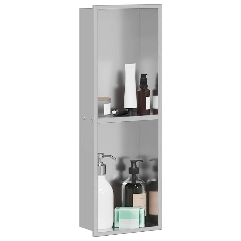 Nisă de Duș Argintiu 60 x 20 x 9,5 cm Oţel inoxidabil