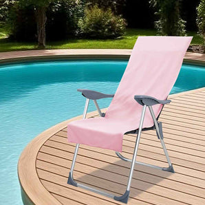 Prosoape pentru scaune de exterior 2 buc. Roz 130 x 60 cm