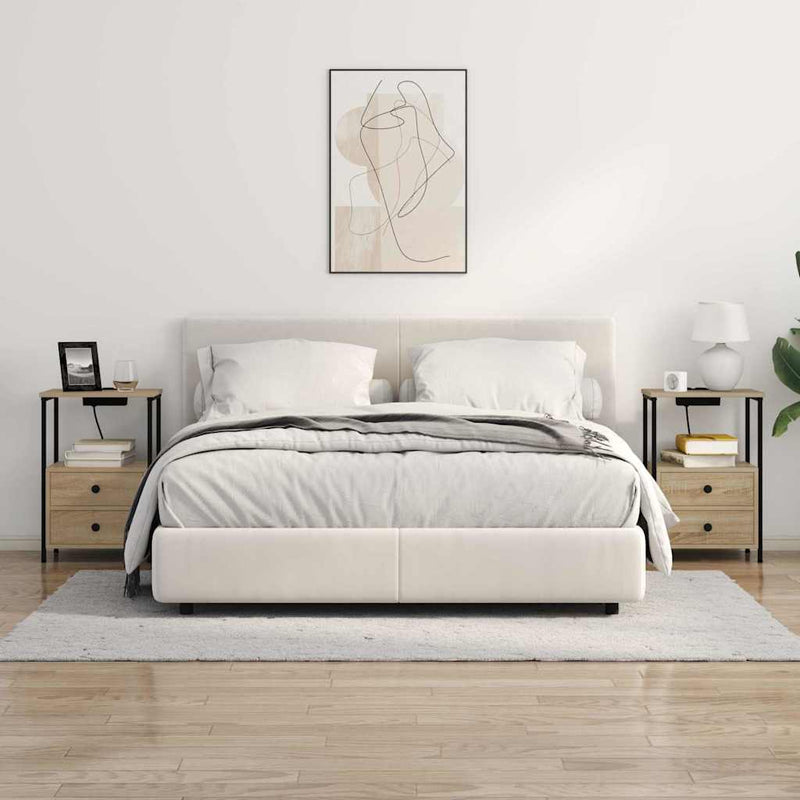 Dulap de noapte 2 buc. Stejar Sonoma 40 x 31 x 60 cm