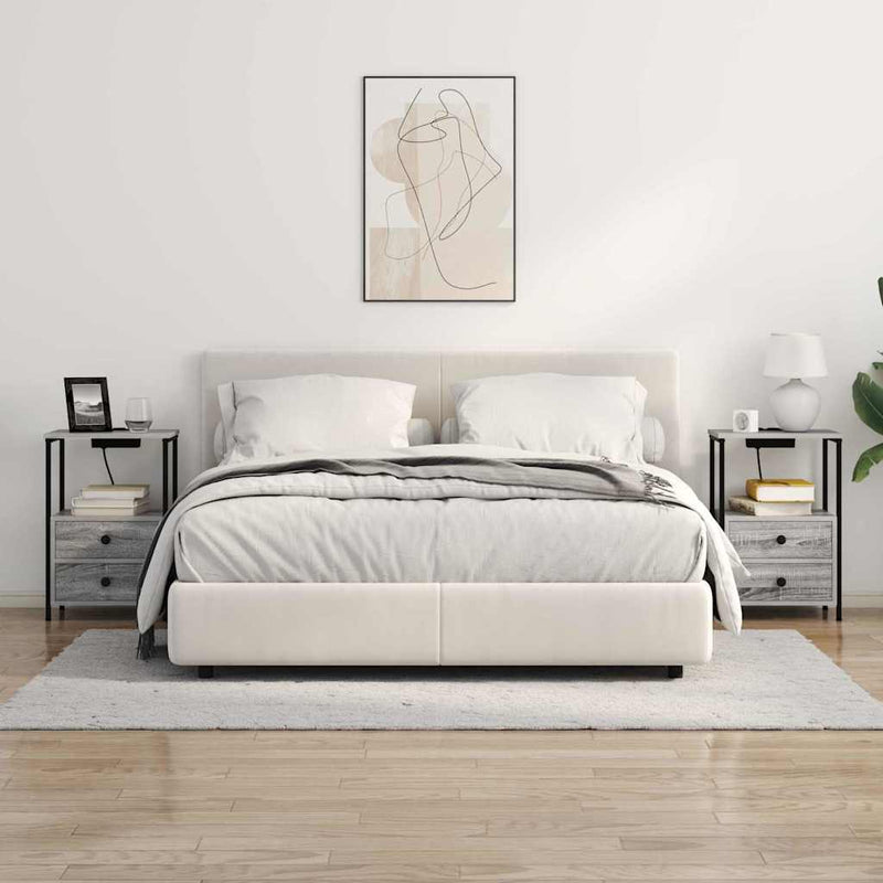 Dulap de noapte Gri Sonoma 40 x 31 x 60 cm Lemn prelucrat