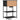 Dulap de noapte Stejar Negru 55 x 31 x 76 cm Lemn prelucrat