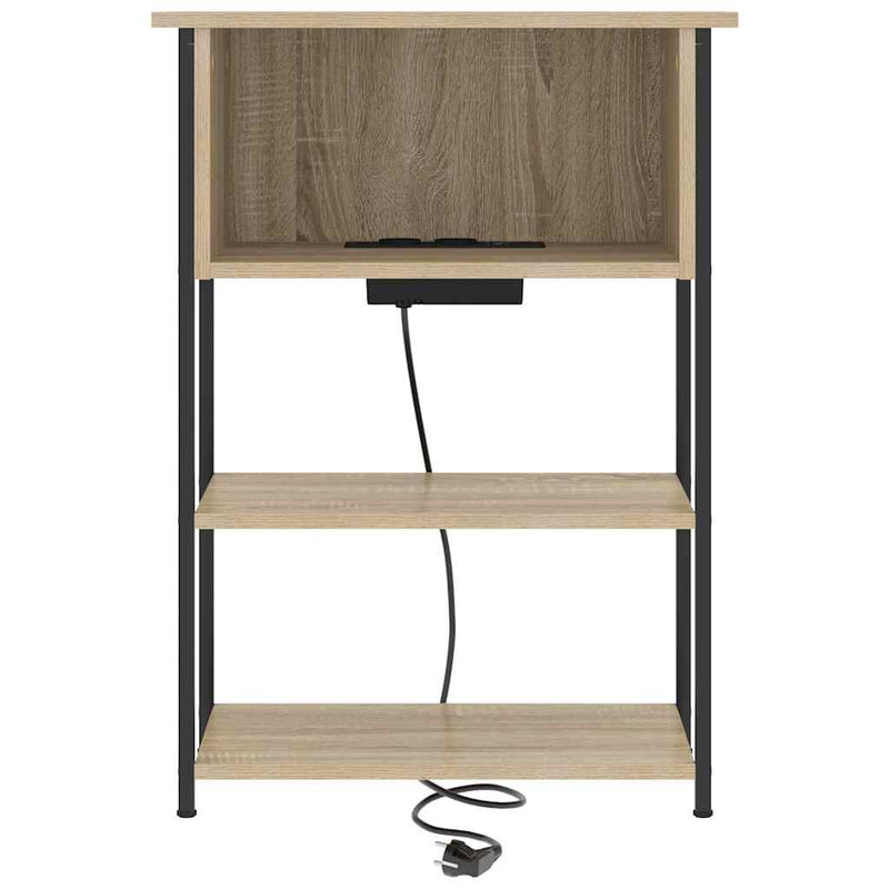 Dulap de noapte Stejar Sonoma 55 x 31 x 76 cm Lemn prelucrat