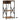 Dulap de noapte cu raft 2 buc. Stejar fumuriu 41 x 31 x 76 cm