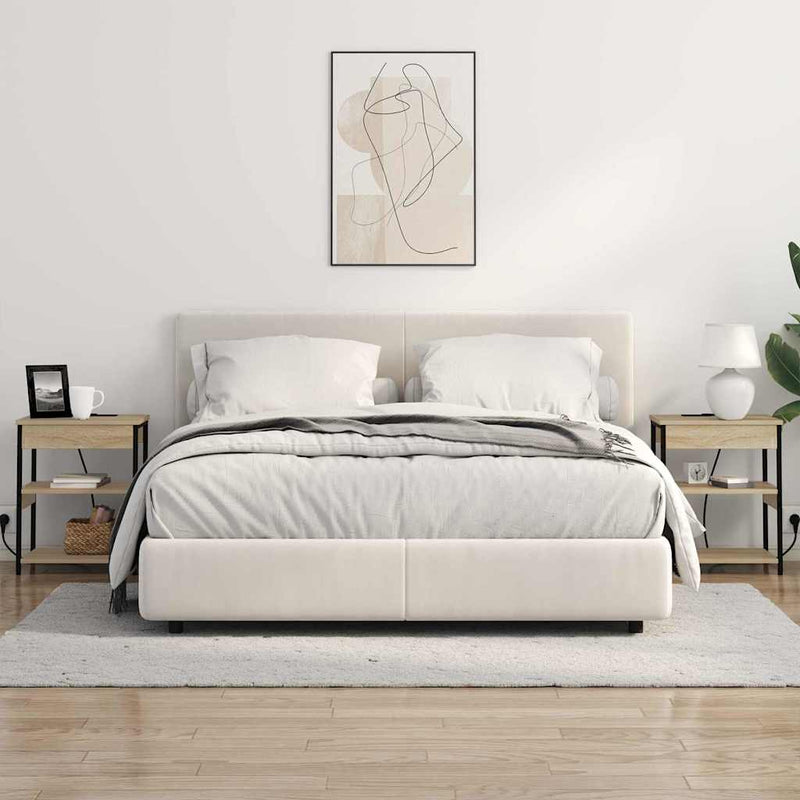 Dulap de noapte 2 buc. Stejar Sonoma 41 x 31 x 51 cm