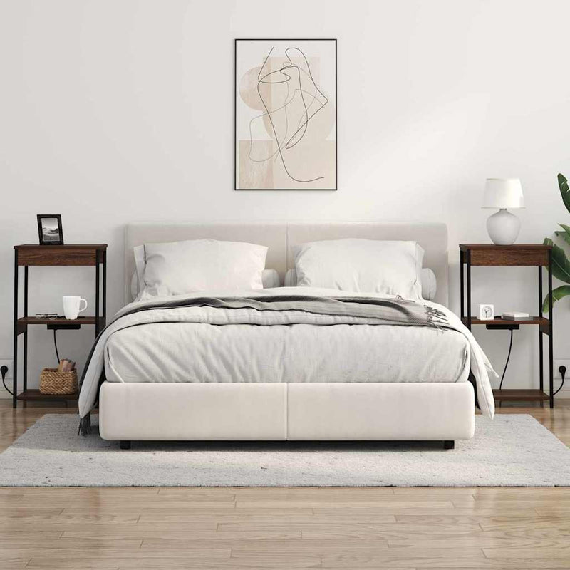 Dulap de noapte Stejar închis 41 x 31 x 76 cm Lemn prelucrat