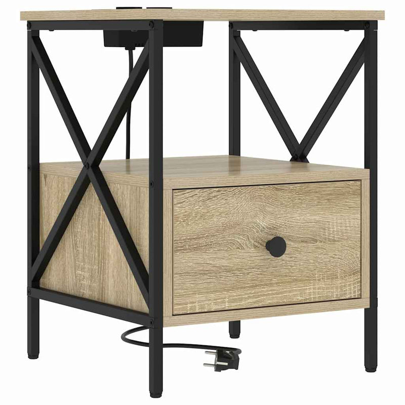 Dulap de noapte Stejar Sonoma 41,5 x 40,5 x 55 cm
