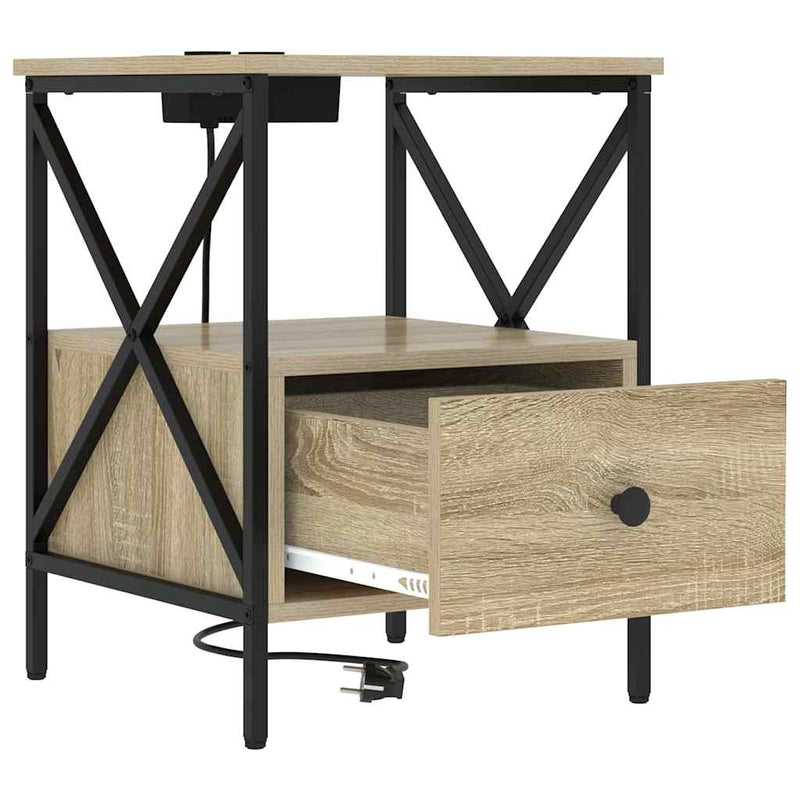 Dulap de noapte Stejar Sonoma 41,5 x 40,5 x 55 cm